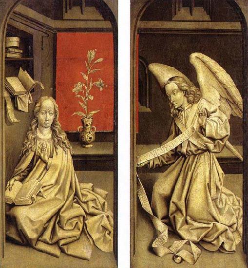 WEYDEN, Rogier van der Bladelin Triptych china oil painting image